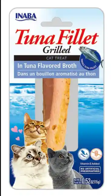 Inaba Cat Tuna Fillet Grilled (tuna Flavored Broth) X 15g