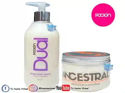 Mascarilla Ancestral Y Crema Para Peinar La Poción