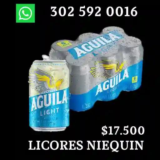 Cerveza Aguila Light Six Pack X 330 Ml