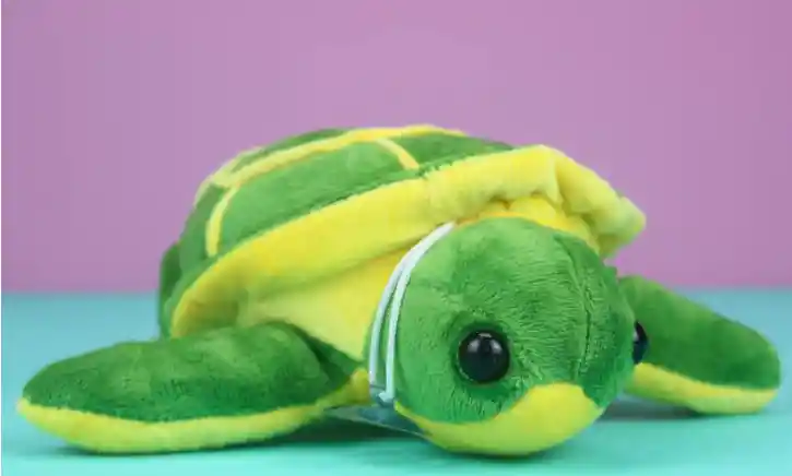 Peluche Tortuga Pequeña Con Colgante 25cm