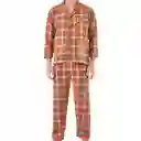 Pijama Hombre Leñadora Naranja Talla M