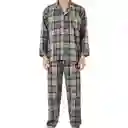 Pijama Hombre Leñadora Gris Pizarra Talla Xs