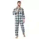 Pijama Hombre Leñadora Santana Azul Grisáceo Talla S