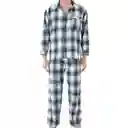 Pijama Hombre Leñadora Santana Azul Grisáceo Talla S