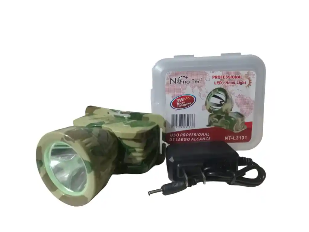 Linterna Minera Militar Recargable Nano-tec