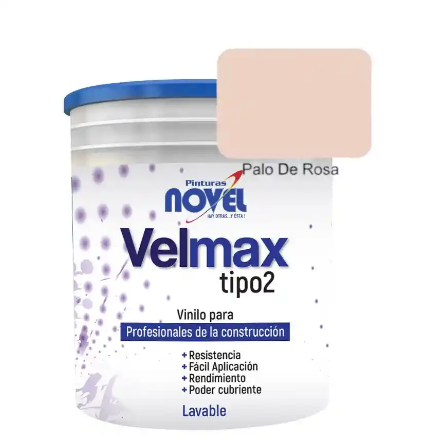 Velmax Pintura Palo De Rosa Lavable Interior Y Exterior Galon