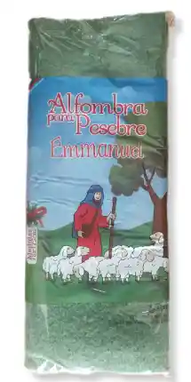 Navidad Alfombra Para Pesebre Verde