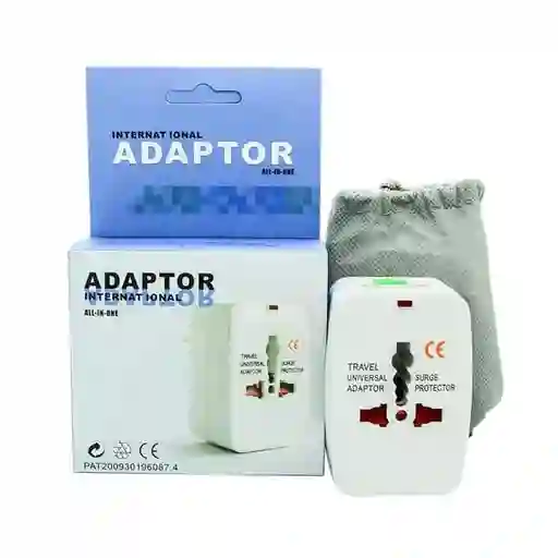 Adaptador Convertidor Viajero Universal Internacional