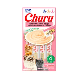 Churu Snack Para Gato Salmon 4 Unidades