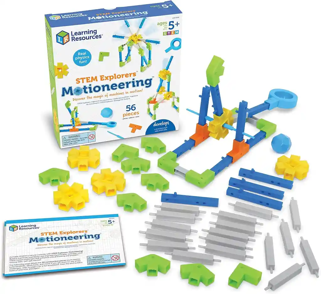 Juego Didáctico Bloques De Construcción Stem 56 Piezas Niños