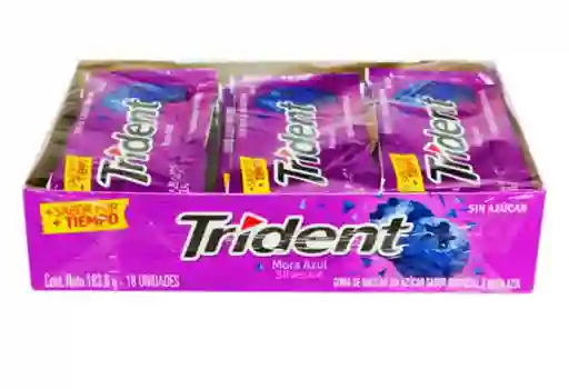 Trident Mora Azul X18unidades