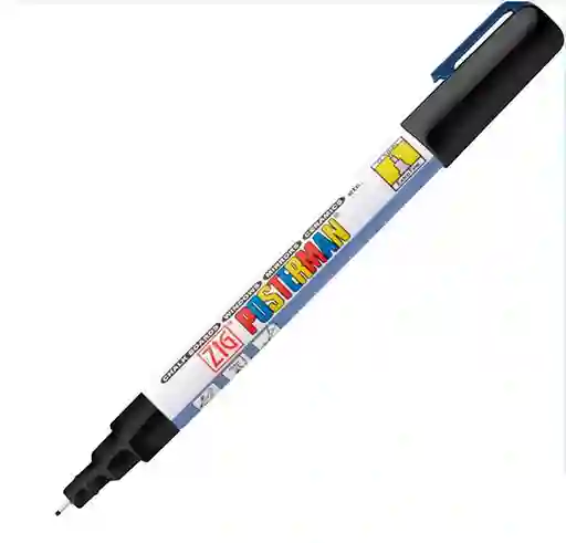 Posterman Marcador Negro Punta Extra Fina 0.5 Mm