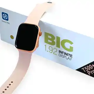 Smartwatch T500 Pro Plus 2023 Reloj Inteligente Serie 8 Bluetooth 1.92 Pulgadas Infinite Display Color Palo De Rosa + 1 Manilla Extra De Obsequio