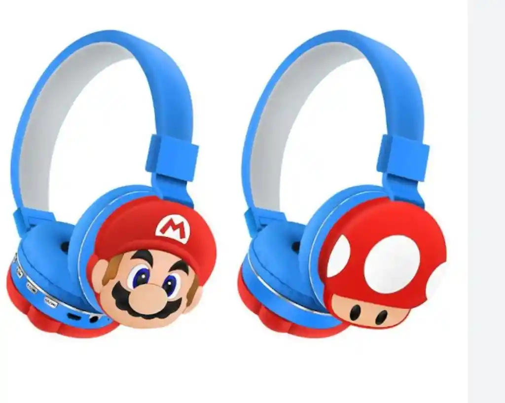 Audífonos Bluetooth Super Mario Bros Inalámbricos