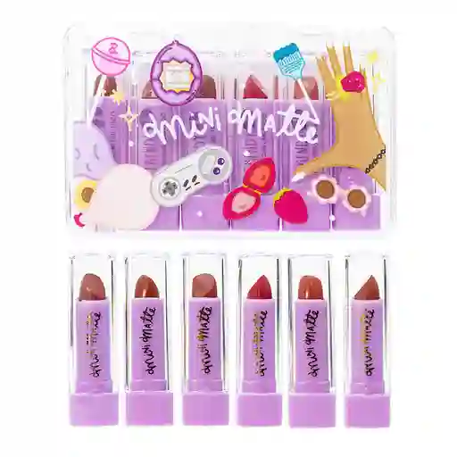 Trendy Kit X 6 Labial Mini Matte