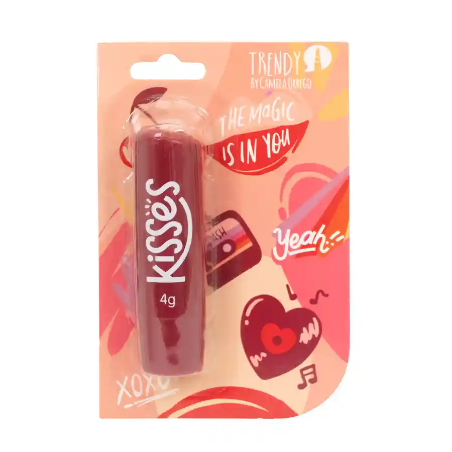 Trendy Brillo Lip Balm Kisses Vino