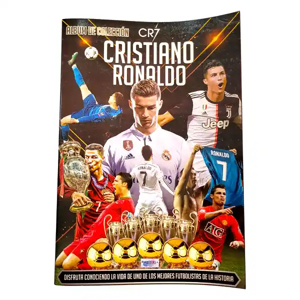 Álbum De Colección + 150 Laminas Cristiano Ronaldo Cr7