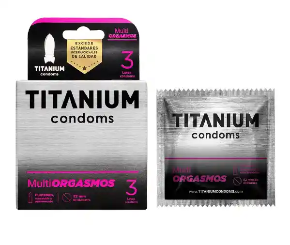 Titanium Condon Multiorgasmos X 3