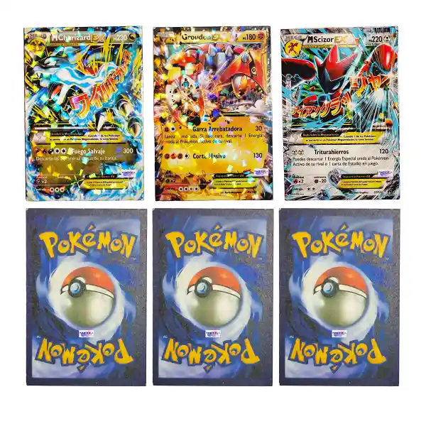 150 Cartas De Juego Pokémon Ex Evolutions Coleccionables