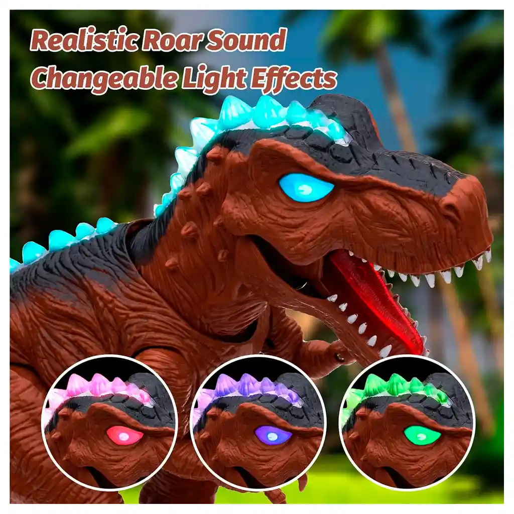 Dinosaurio World T-rex 43cm Luz Sonido Movimiento Ref. 9912