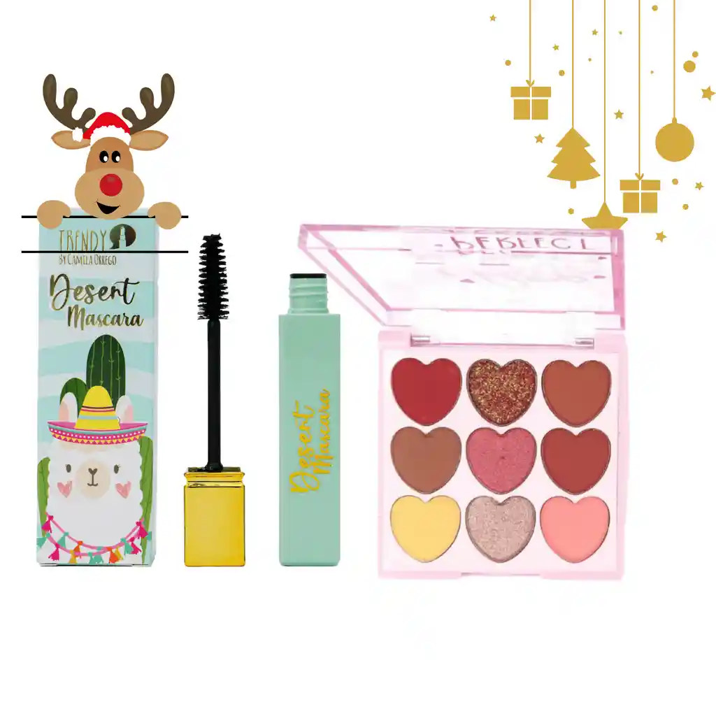 Set Navidad Trendy : Mascara Desert + Paleta Love Perfect