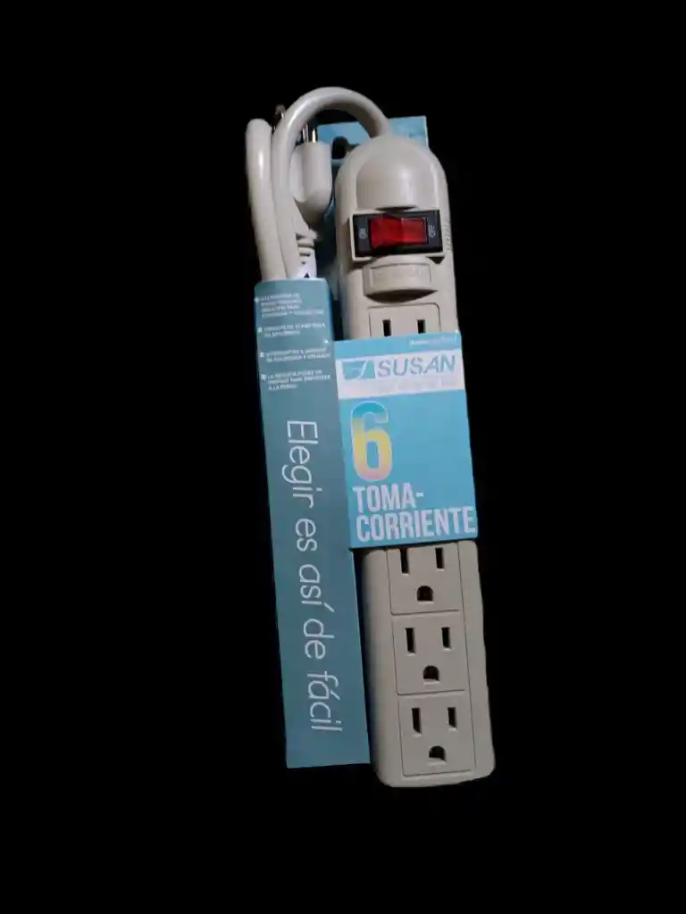 Multitomas Electrico 6 Entradas Con Protección