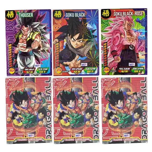 150 Cartas De Juego Dragon Ball Super Hero Holográficas