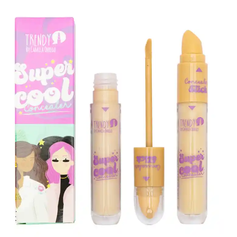 Corrector De Ojeras Doble Super Cool Trendy Tono 02