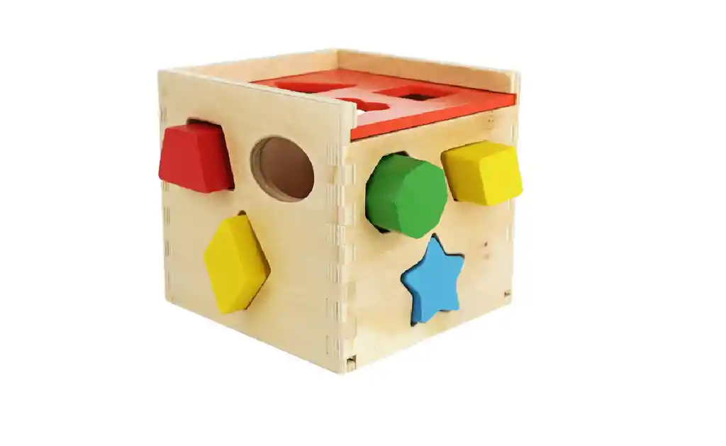 Cubo Didáctico De Madera