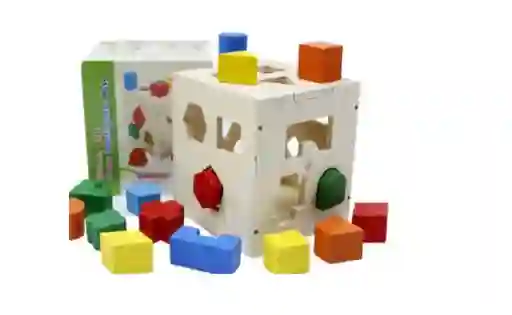 Cubo Didáctico De Madera