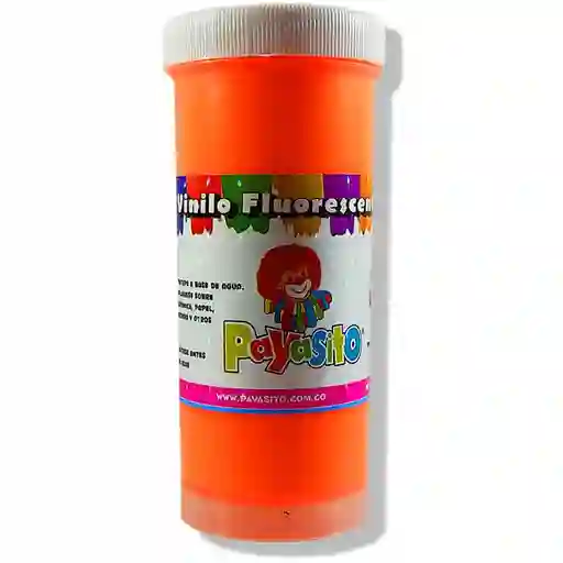 Vinilo 125 Grs Naranja Fluorescente Payasito