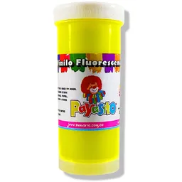 Vinilo 125 Grs Amarillo Fluorescente Payasito