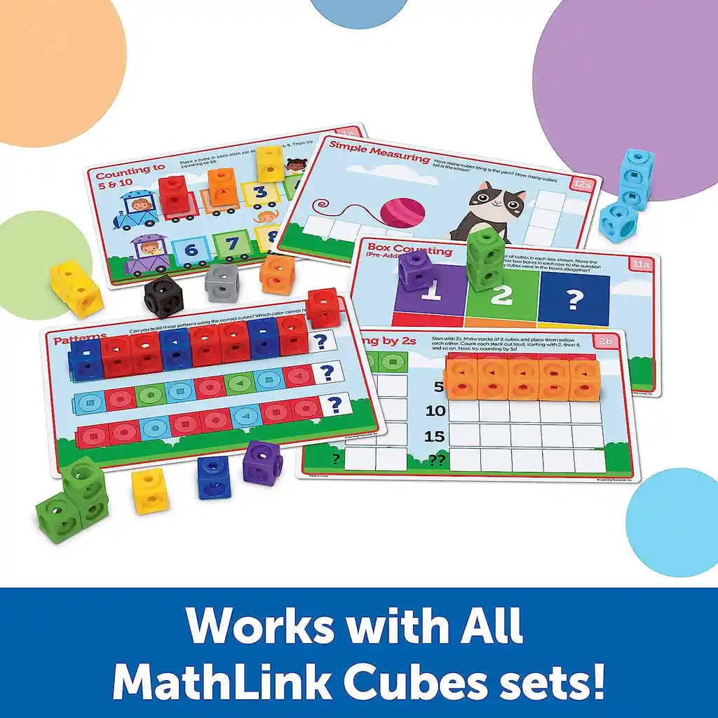 Juego Didáctico Matemáticas Mathlink Kinder Cubos Niño Niña