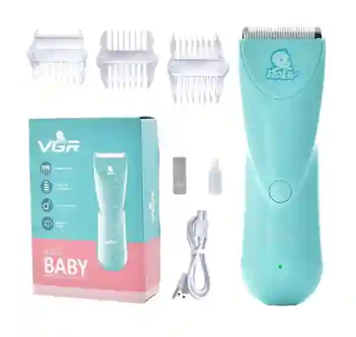 Maquina Corta Cabello Bebe Vgr V-150 Patillera Silenciosa