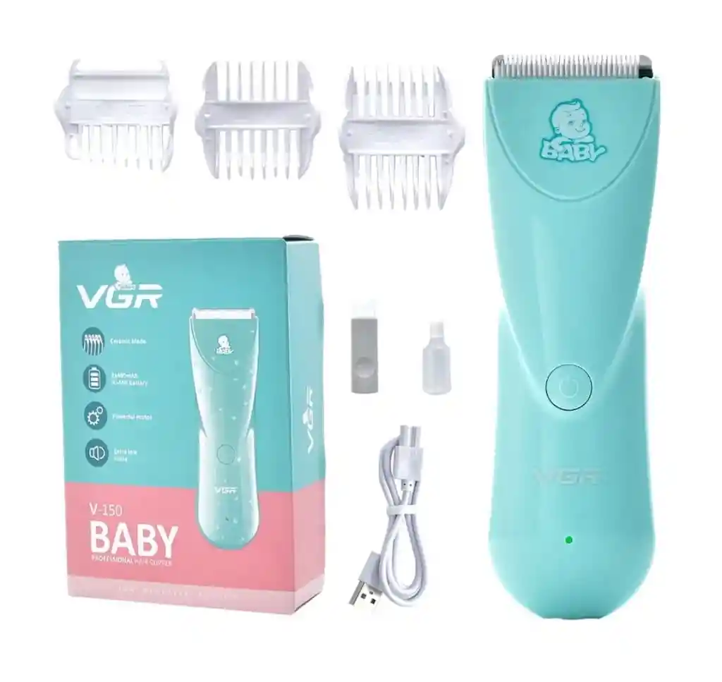 Maquina Corta Cabello Bebe Vgr V-150 Patillera Silenciosa