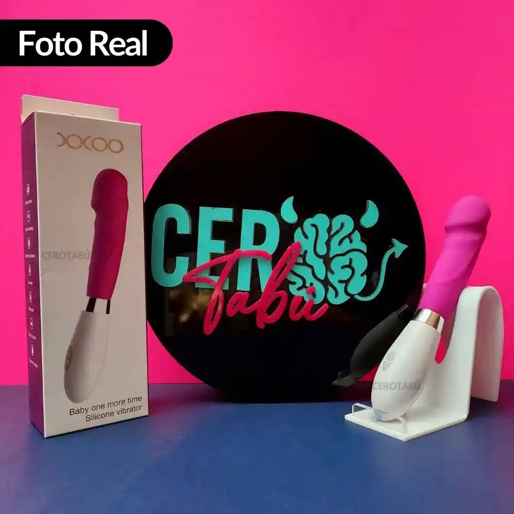 Vibrador Consolador Clasico Flexible Texturizado Juguete Sexual