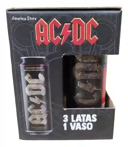Estuche De Cerveza Alemana Ac Dc - Ml