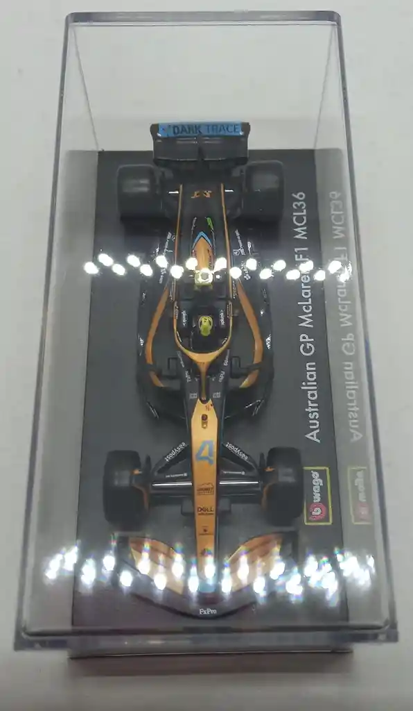 Mclaren Formula 1 Mcl36 Caja Acrilica #4 Lando Norris