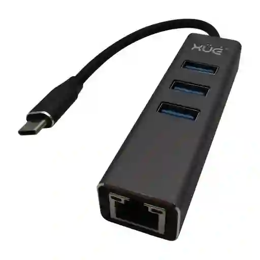 Adaptador Tipo C, Hub Usb 3.0 Y Ethernet Gigabit