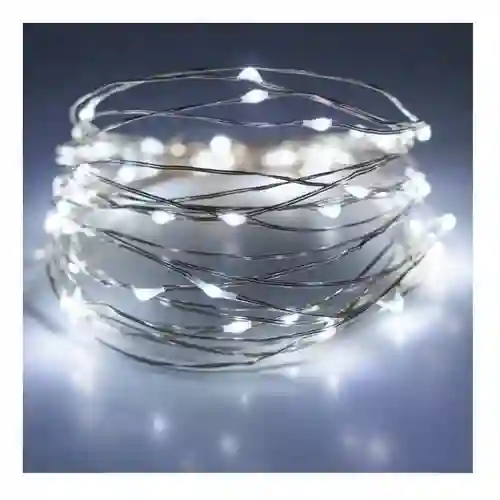 Luces De Navidad Luz Blanca Con Pilas Lineal Decoracion Adorno Navidad Pesebre