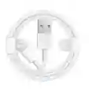 Cable Usb Blanco De 1 Metro Para Iphone!