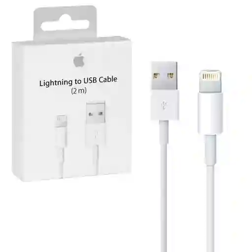 Cable Usb Blanco De 1 Metro Para Iphone!