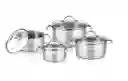 Lamart Batería De Cocina Acero Inoxidable Set 8pz Ltssset8