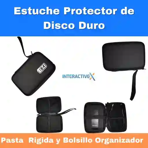 Estuche Protector Para Disco Duro Externo 2.5 Wd/ Forro Para Disco Duro