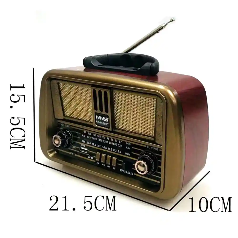 Radio Vintage Bluetooth Nns-ns-8068bt