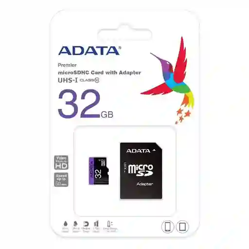 Memoria Micro Sd Adata 32gb Clase 10