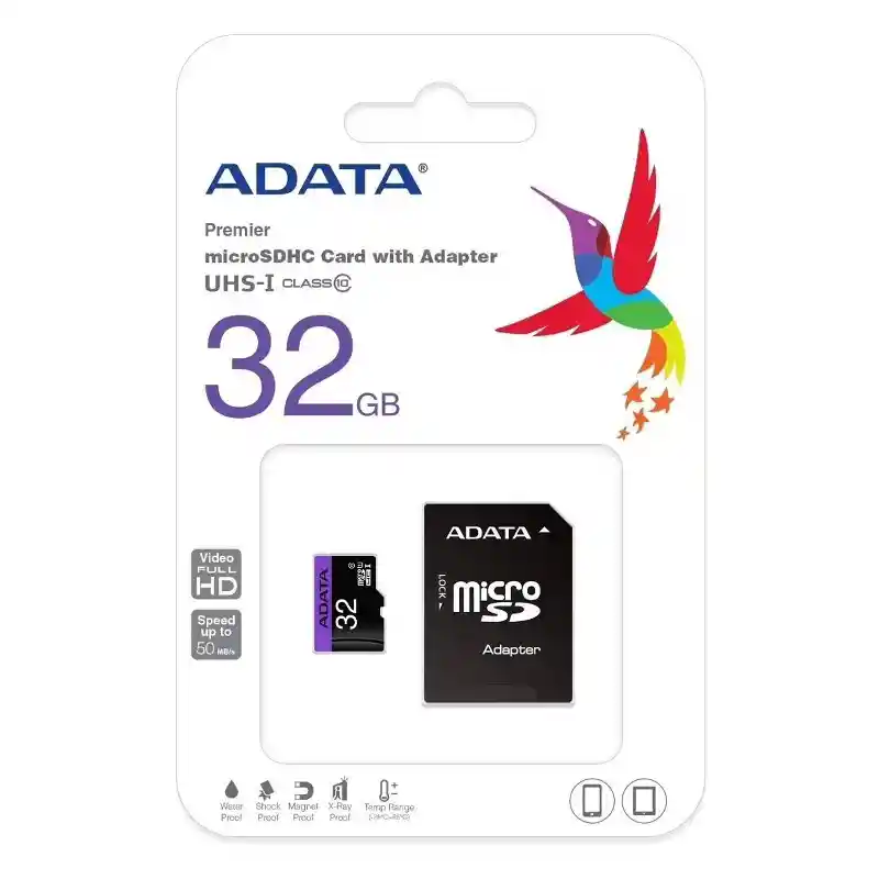 Memoria Micro Sd Adata 32gb Clase 10