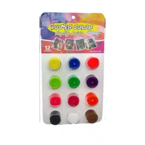 Power Color Pintucaritas Paquete X12 - Colores Neón