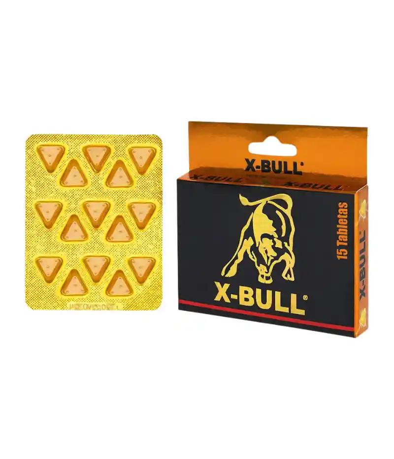 Pastillas Potenciadoras X-bull X15unid Unisex