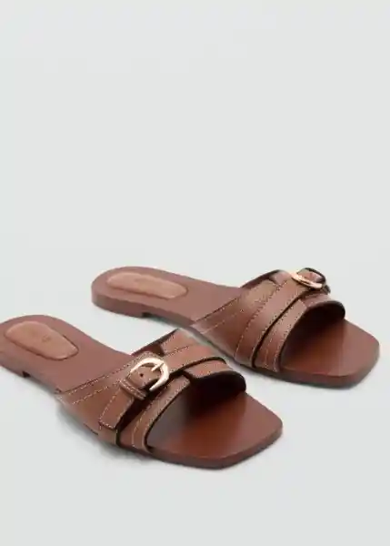 Sandalias Dango Cuero Talla 41 Mujer Mango